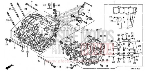 CARTER MOTEUR CBR1000SF de 2015